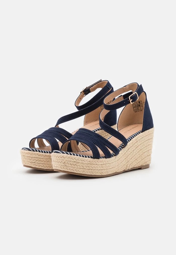 Sandale ANNA FIELD Anna Field Platform Sandals Bleu Femme | FWP-9101978